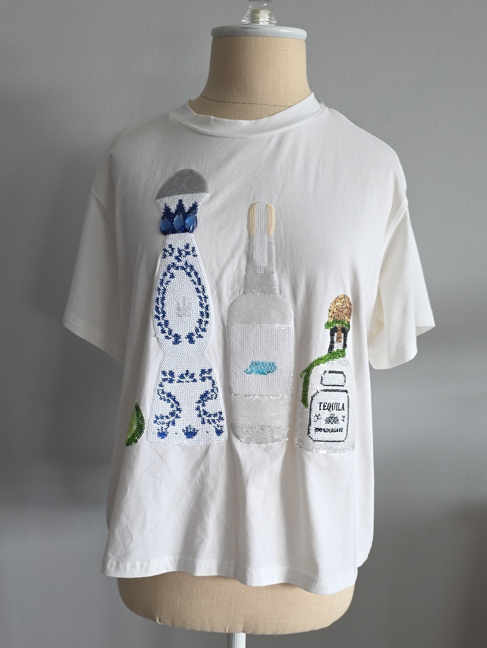 Queen Of Sparkles Tequila Short Sleeve Shirt